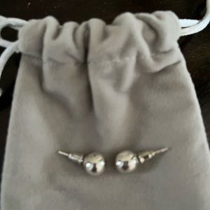 Sterling silver post earrings